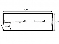 Блок-контейнер 6м жилой для строительных объектов в Ахтырском